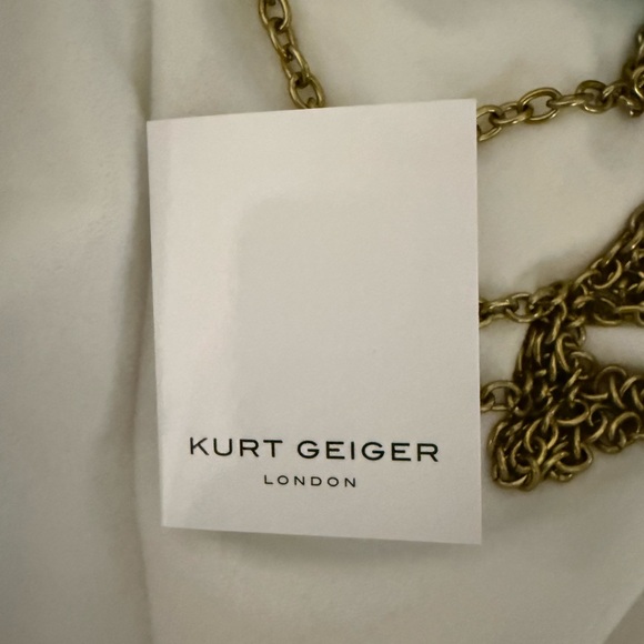 💜🩵RARE FIND!!! Kurt Geiger London Party Eagle Clutch With Removable Chain NWT 🩵💜 - Picture 7 of 12